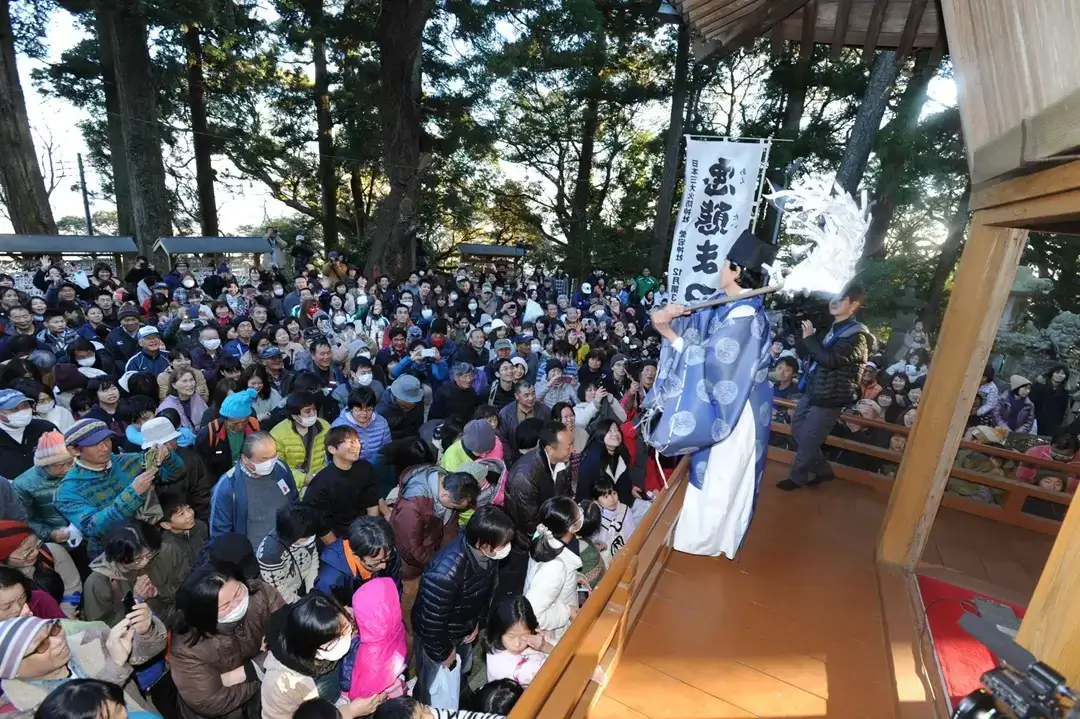 笠間市：悪態まつりの様子