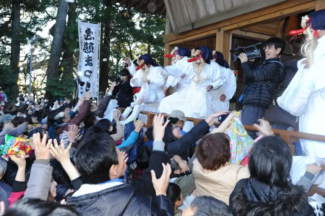 笠間市：悪態まつりの様子