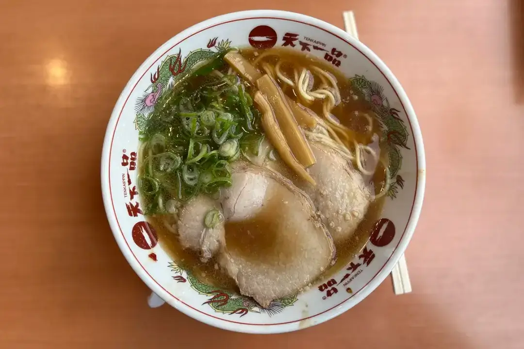 水戸市：天下一品 水戸平須店のあっさりラーメン