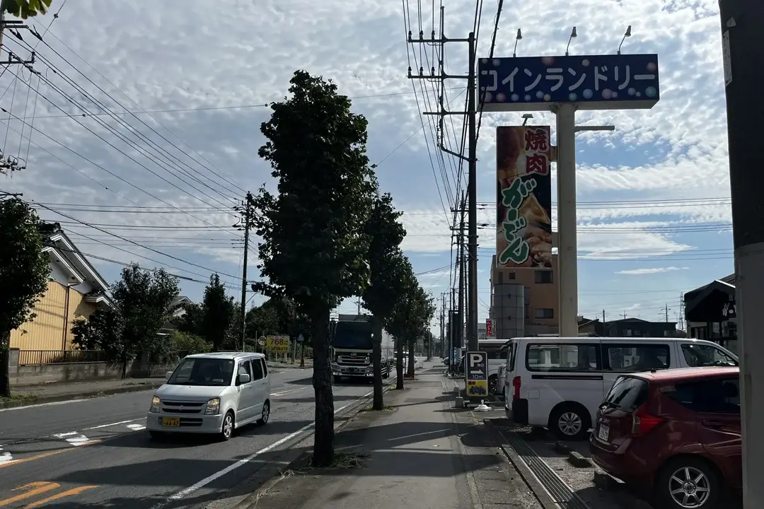 坂東市岩井：焼肉むつみの外観