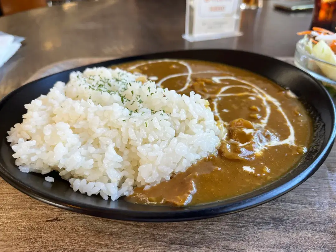 土浦市大岩田：レストハウス水郷の「常陸牛すじカレー」