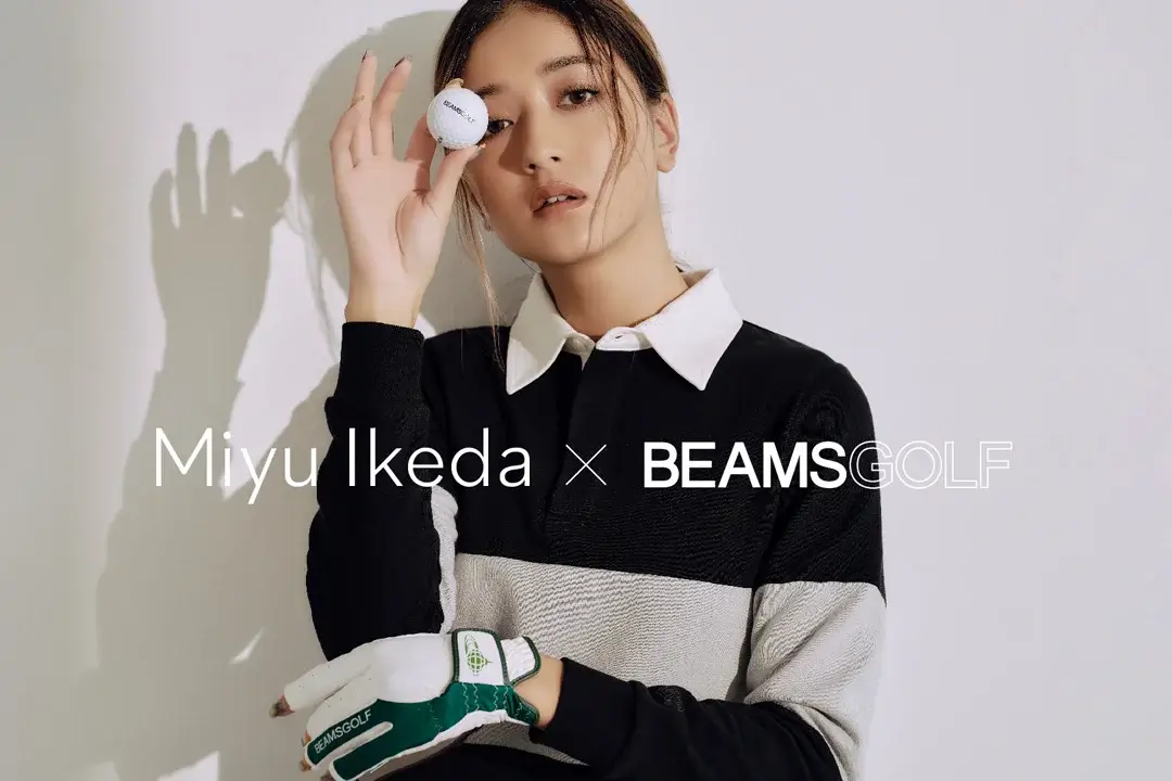池田美優と〈BEAMS GOLF〉コラボレーション