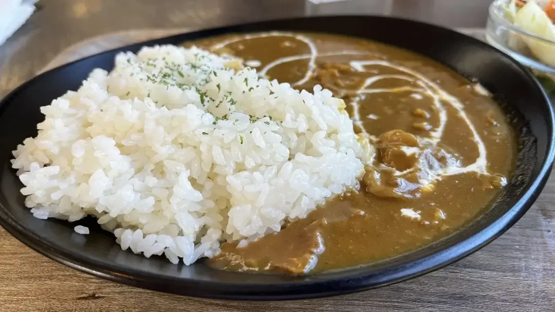 土浦市大岩田：レストハウス水郷の「常陸牛すじカレー」