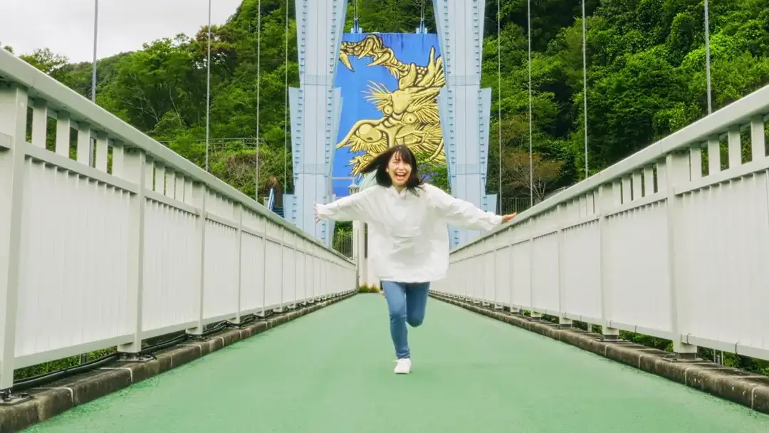 茨城観光PR：加藤里保菜の竜神大橋