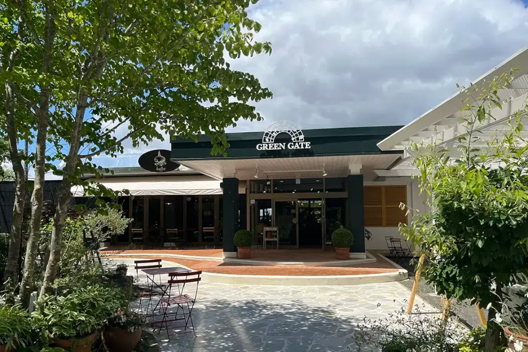 土浦市坂田：坂田園芸GREENGATEカフェ『bulbe(ビュルブ)』の外観