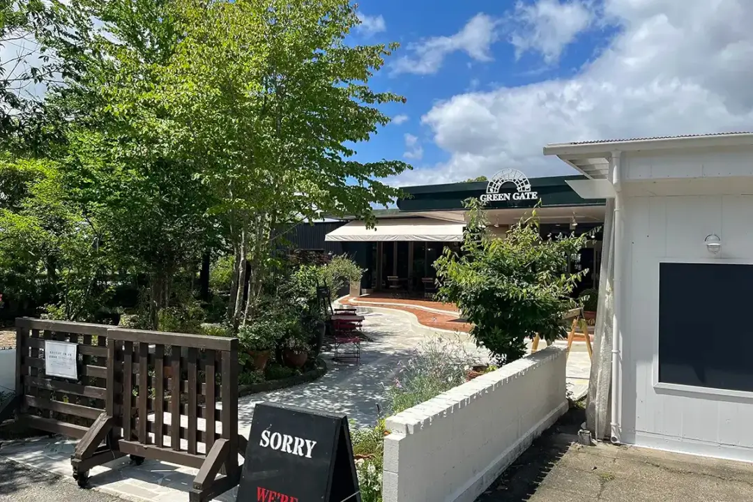 土浦市坂田：坂田園芸GREENGATEカフェ『bulbe(ビュルブ)』の外観